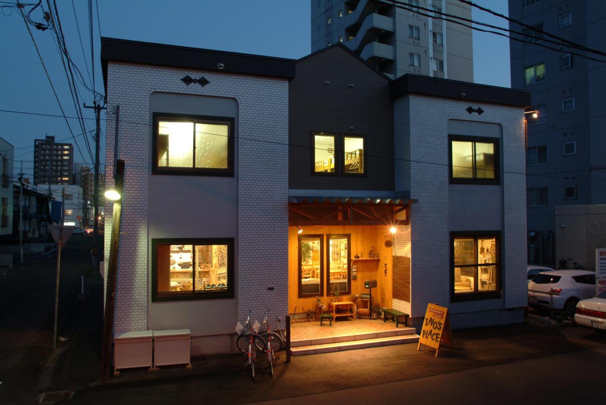 Backpackers Hostel Ino'S Place Sapporo Bagian luar foto